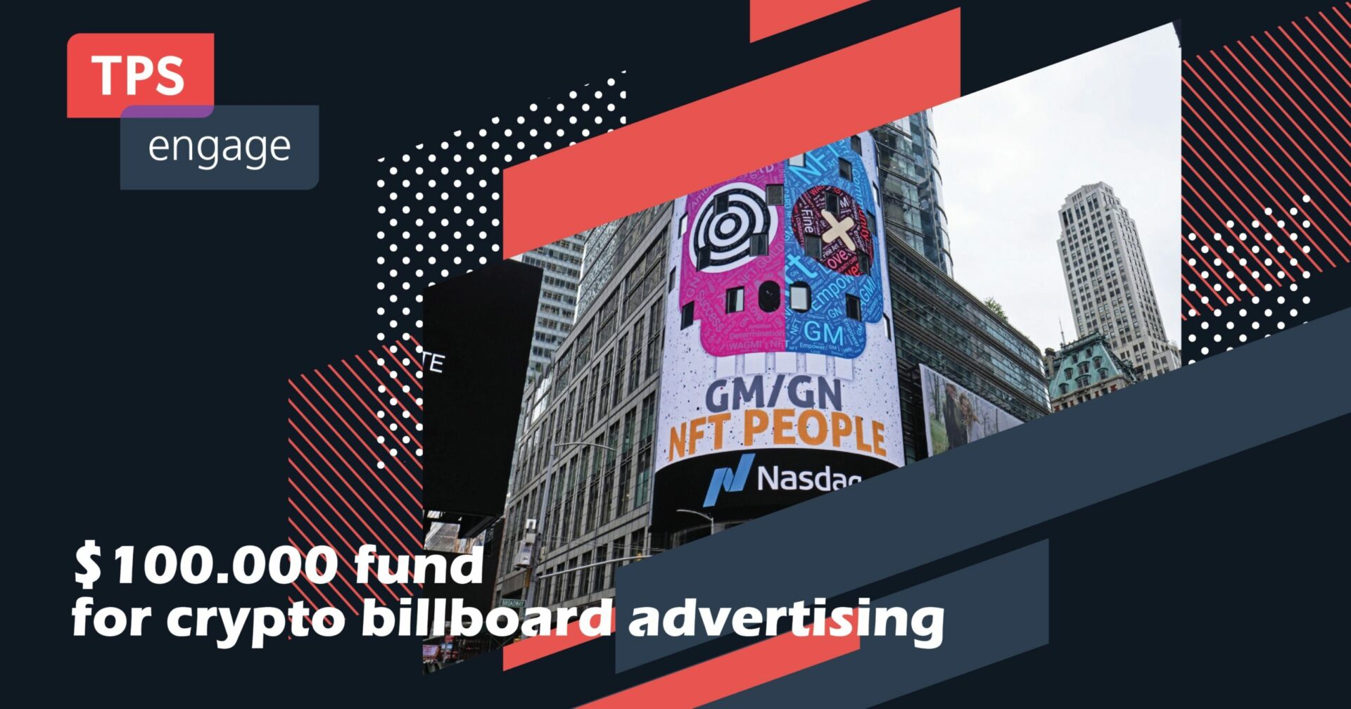 Crypto fund billboard advertising