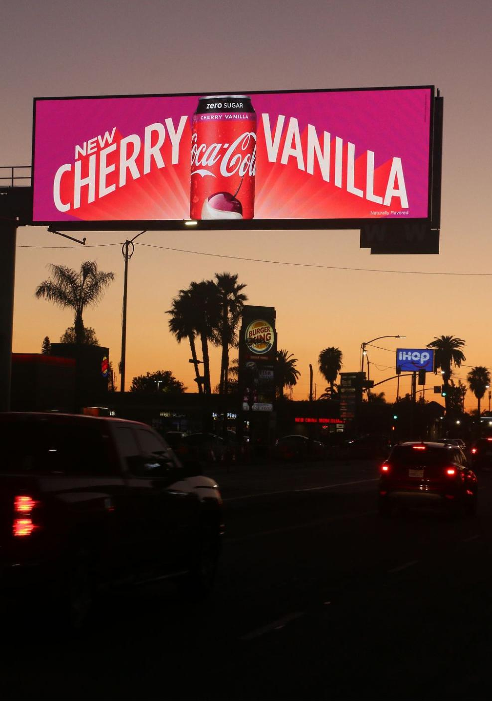 Boulevard billboard in Los Angeles