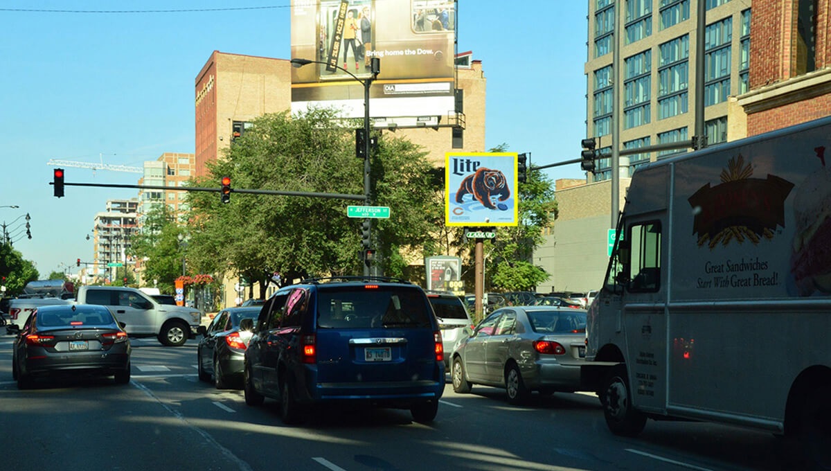 Chicago street billboard