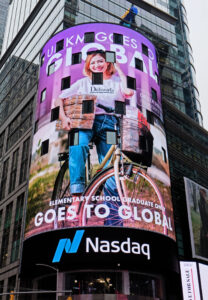 Global on Nasdaq billboard through TPS Engage