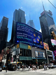 AutoShark on The Beast digital billboard through TPS Engage