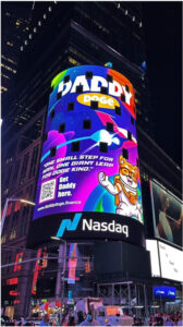 Daddydoge on Nasdaq billboard through TPS Engage