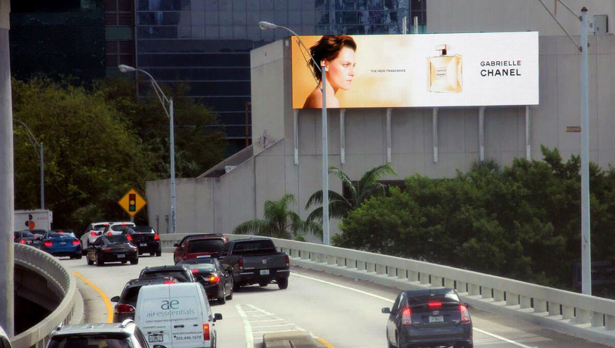 Miami Harmon Corner digital billboard