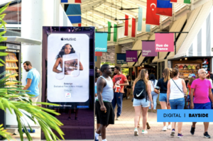 Miami Bayside Marketplace billboards with TPS Engage