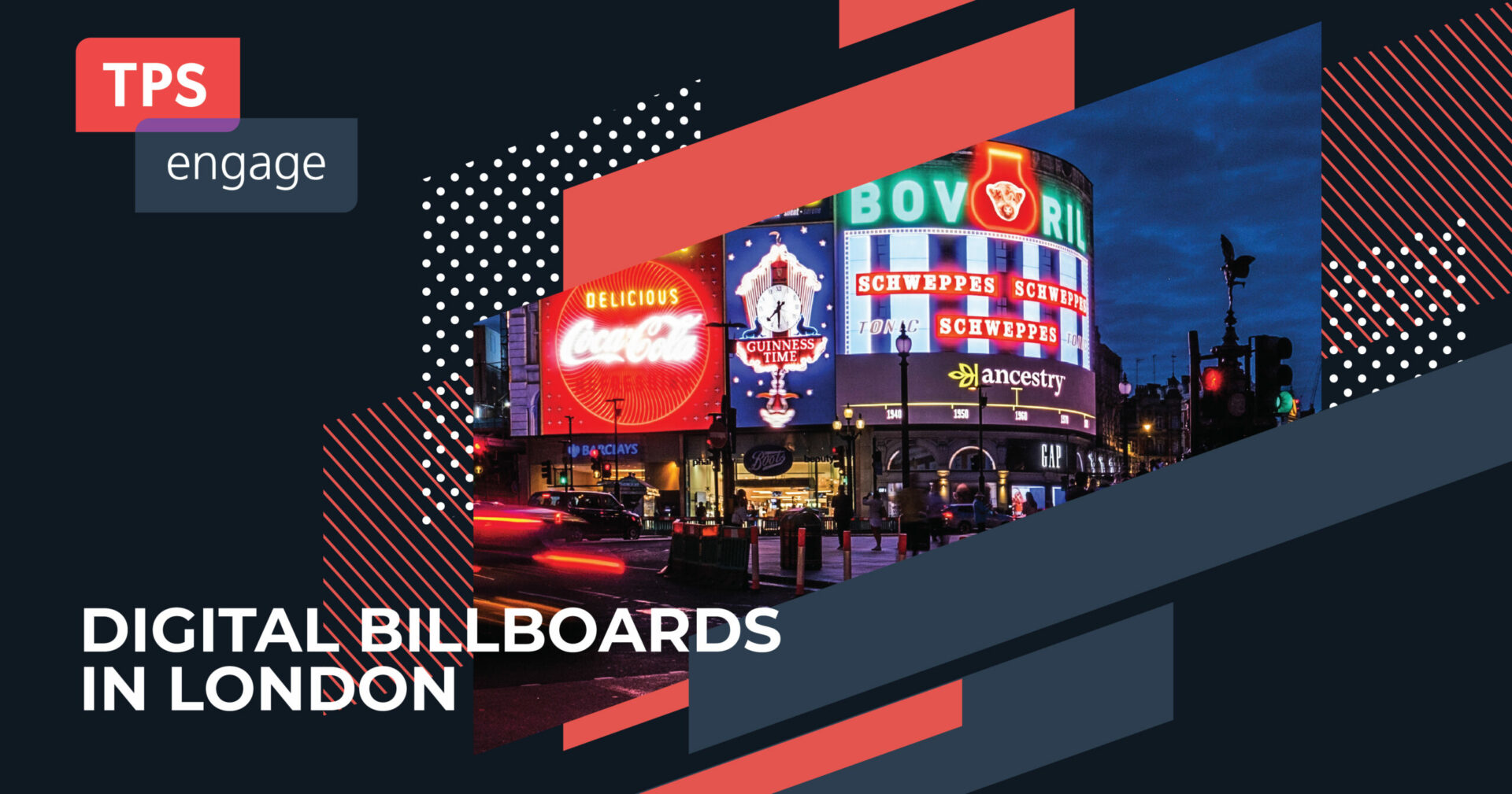 Digital billboards in London cover